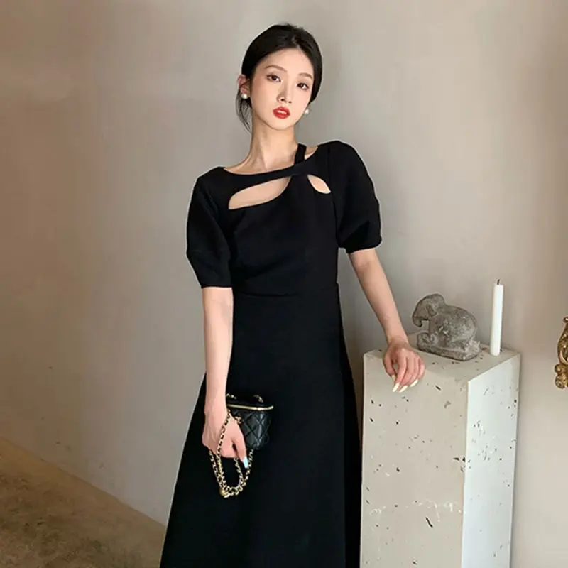 Sexy High Waist Cut Out Black Midi Dress Summer Female Vintage Casual Party Evening Birthday Long Dresses Clothes Y2k Vestidos
Sexy High Waist Cut Out Black Midi Dress Summer Female Vintage Casual Party Evening Birthday Long Dresses Clothes Y2k Vestidos