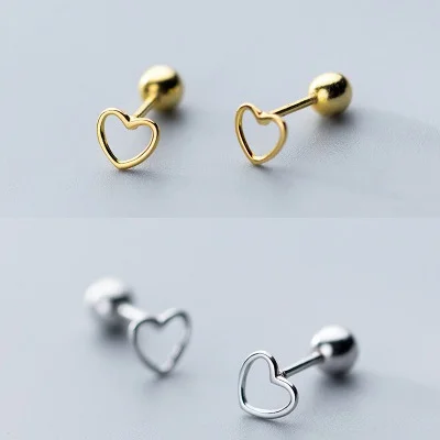 Women Love Earrings Fungus Nails Light Beads Heart Jewelry | Stud