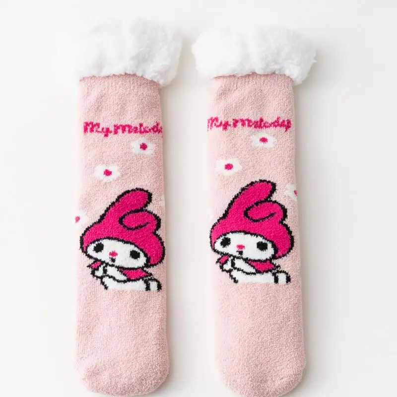 Cute Sanrioed My Meldoy Child Coral Velvet Christmas Socks Thicken and Thicken Anti-Slip At Home Towel Socks Warm Floor Socks
Cute Sanrioed My Meldoy Child Coral Velvet Christmas Socks Thicken and Thicken Anti-Slip At Home Towel Socks Warm Floor Socks