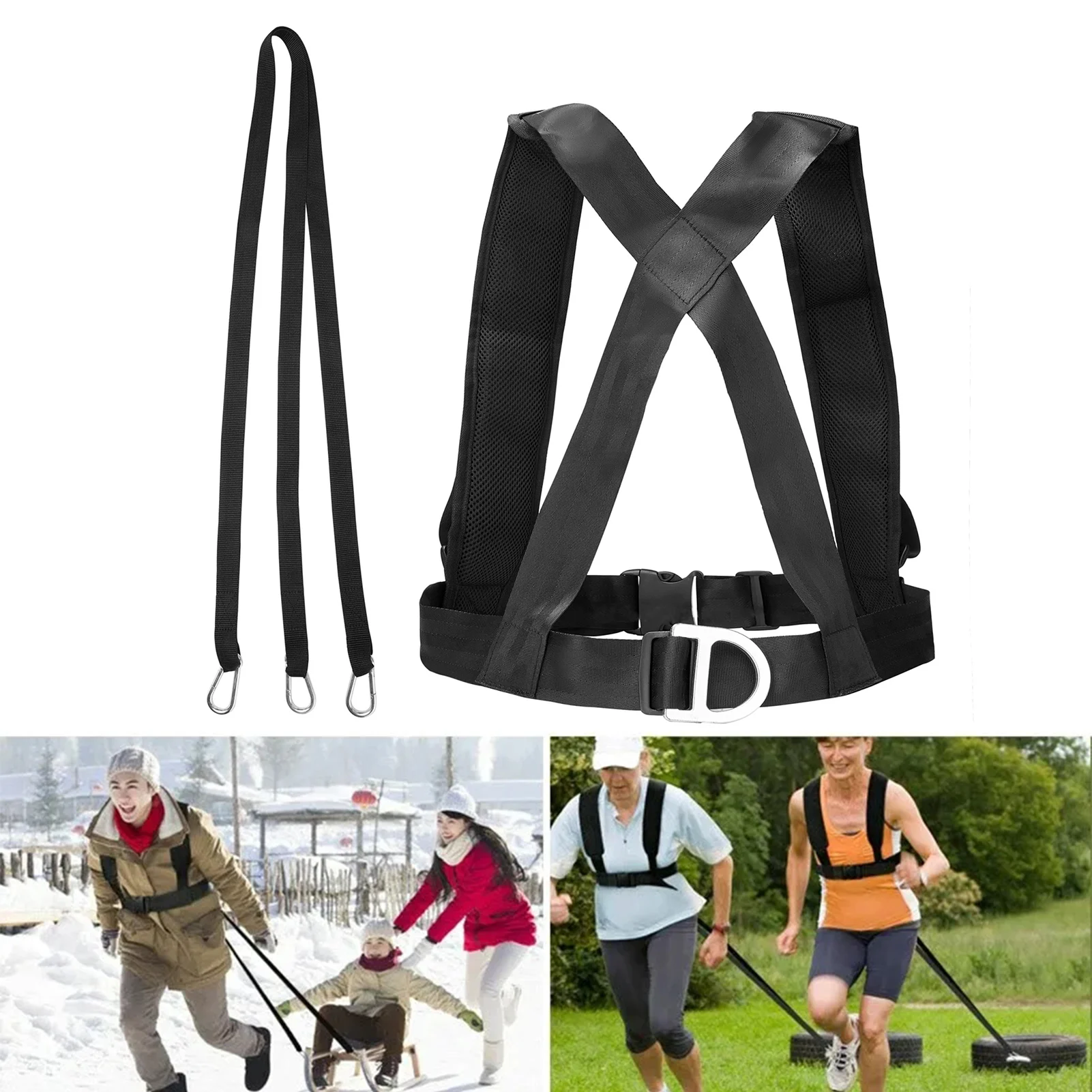 Sled Harness For Men Tire Pulling Harness Adjustable Padded Shoulder Harness Workout Straps For Resistance Training Team Sports
Sled Harness For Men Tire Pulling Harness Adjustable Padded Shoulder Harness Workout Straps For Resistance Training Team Sports