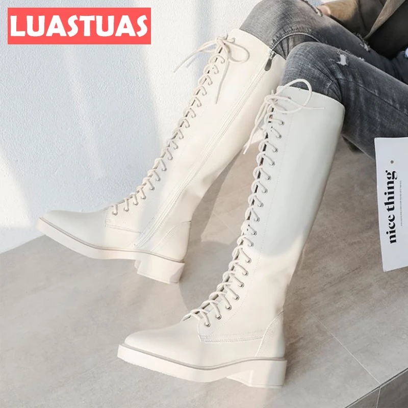 LuasTuas Size 34-43 Women Knee High Boots Cross Strap Winter Shoes For Woman Fashion Cool Ins Long Boots Ladies Footwear
LuasTuas Size 34-43 Women Knee High Boots Cross Strap Winter Shoes For Woman Fashion Cool Ins Long Boots Ladies Footwear