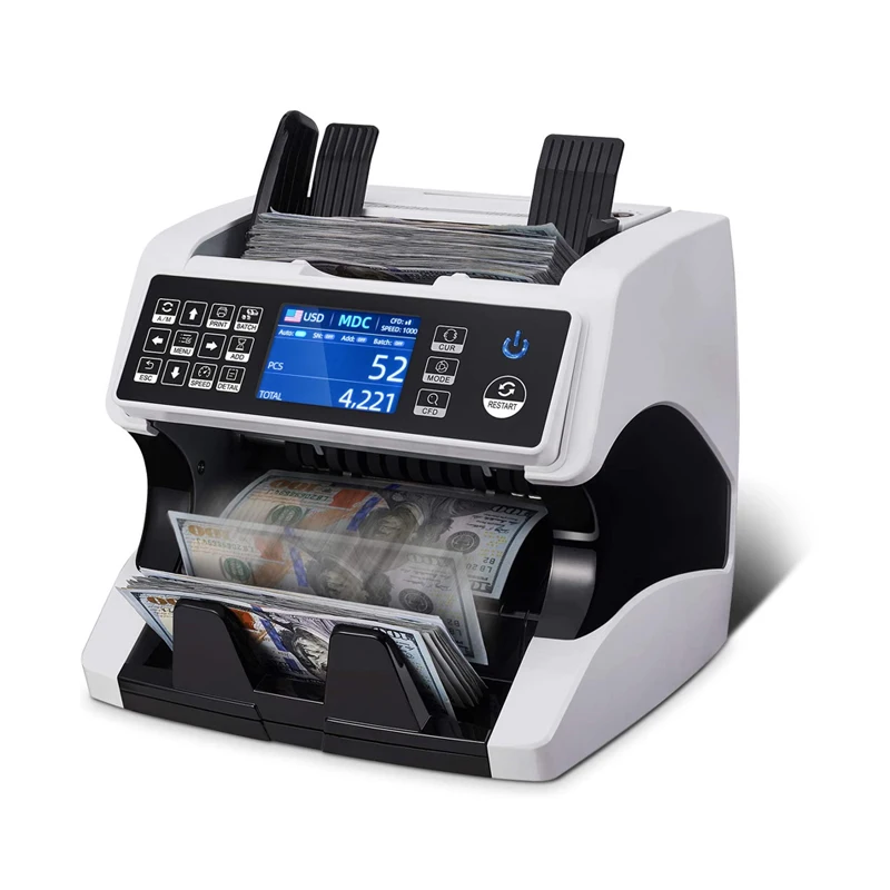

CIS bill value counting machine counter-feit money detector banknote bill cash counter