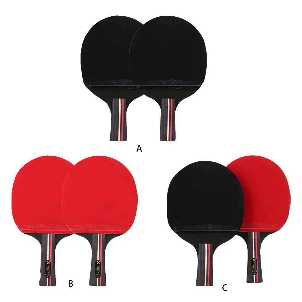 Table Tennis Racket Short Long Handle Double-sided Rubber Pings Pangs Paddle Racquets Sport Equipment Straight
Table Tennis Racket Short Long Handle Double-sided Rubber Pings Pangs Paddle Racquets Sport Equipment Straight