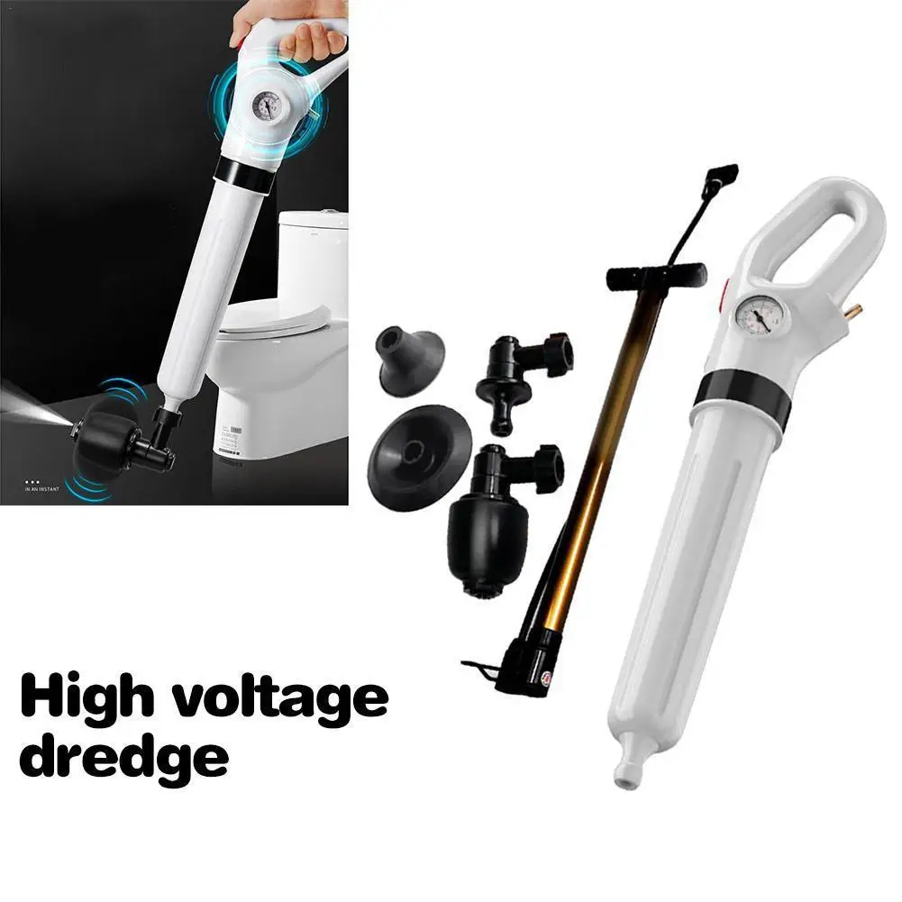 Toilet Plungers Drain Unblocker High Pressure Air Drain Dredge Cleaner Equipment Pneumatic Blaster Pipe Manual Clogged Powe H8O9
Toilet Plungers Drain Unblocker High Pressure Air Drain Dredge Cleaner Equipment Pneumatic Blaster Pipe Manual Clogged Powe H8O9
