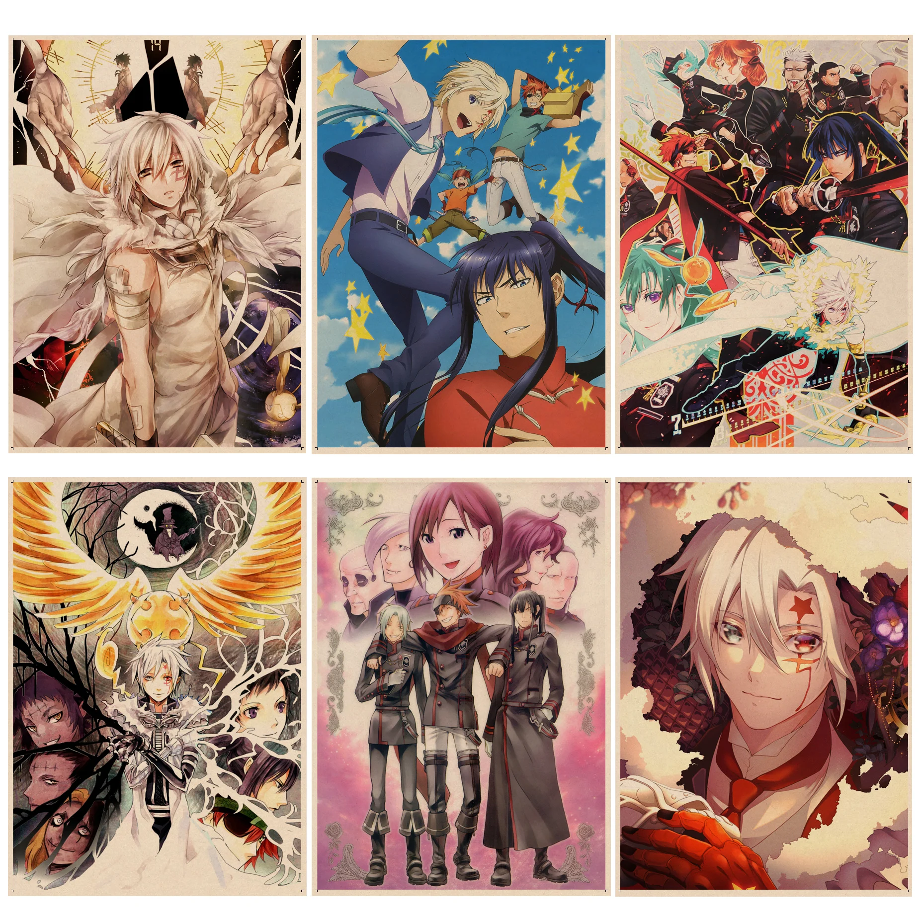 Anim D.Gray-man Anime Posters For Living Room Bar Decoration Posters Wall Stickers
Anim D.Gray-man Anime Posters For Living Room Bar Decoration Posters Wall Stickers