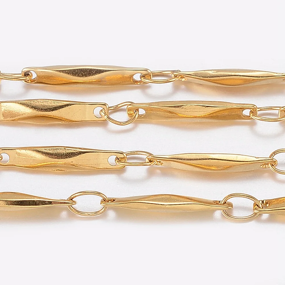 10M/roll Stainless Steel Link Chains for Men Women Necklace Link Chain Gold Color Silver Color Punk Choker Fashion Jewelry Gift
10M/roll Stainless Steel Link Chains for Men Women Necklace Link Chain Gold Color Silver Color Punk Choker Fashion Jewelry Gift