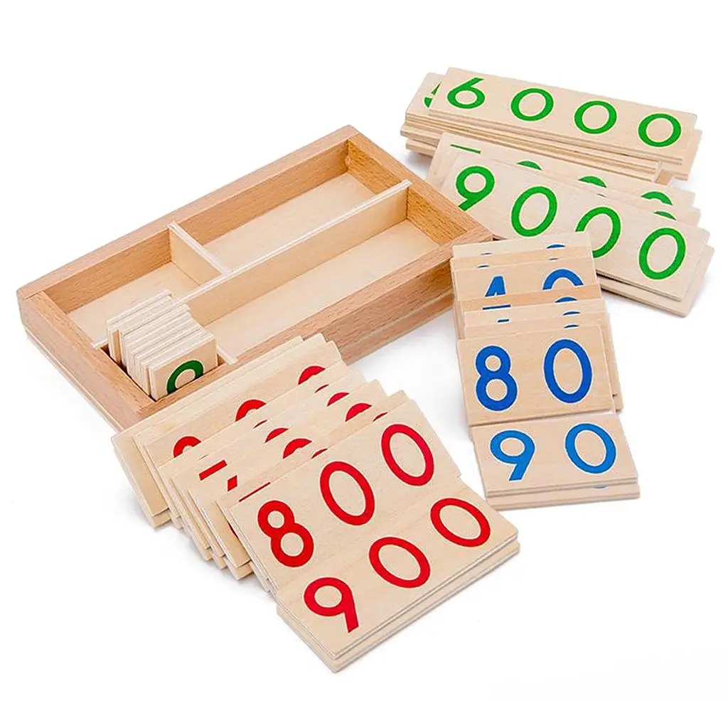 Wood Mathematics Number Card 1-9000 Pre-school Counting Educational Developmental Montessori Math Learning Activity Toys
Wood Mathematics Number Card 1-9000 Pre-school Counting Educational Developmental Montessori Math Learning Activity Toys