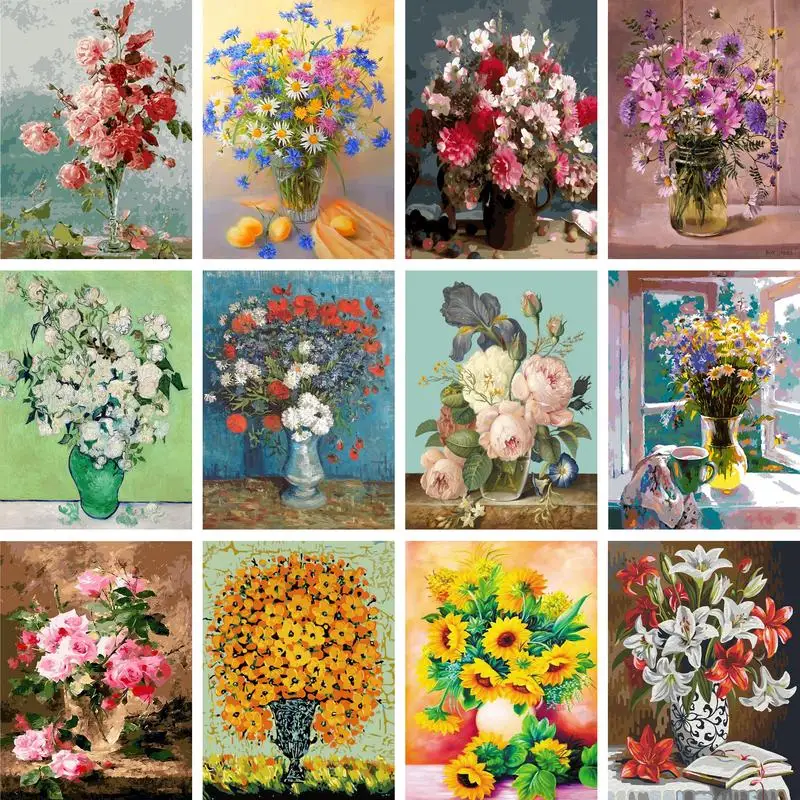 Oil Painting By Numbers Flower on Vase DIY Handpainted Art Wall Bedroom Living Room Home Decor Kids Room Decoration Unique Gift
Oil Painting By Numbers Flower on Vase DIY Handpainted Art Wall Bedroom Living Room Home Decor Kids Room Decoration Unique Gift