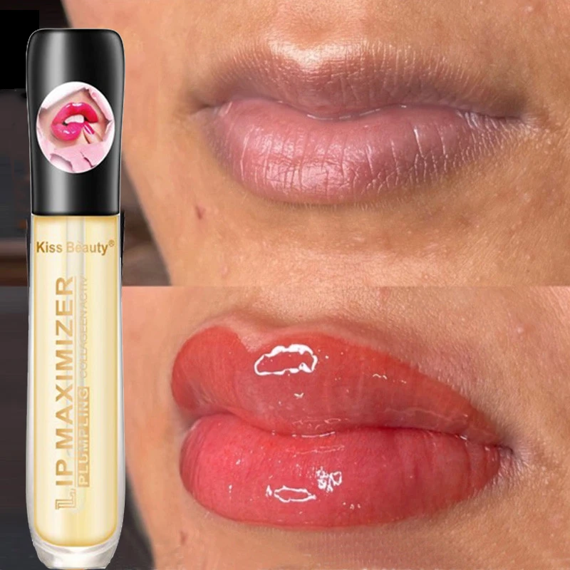 

Instant Volume Lip Plumper Serum Moisturizing Gloss Long Lasting Repairing Reduce Fine Lines Lips Makeup Plump Essence Lip Oil