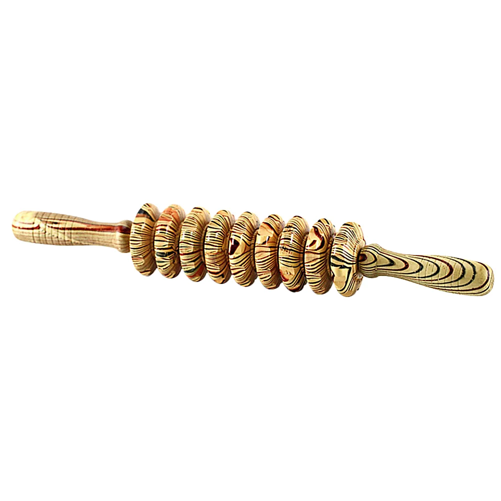 1PC Abdominal Massager Wood Nine-wheel Massager Full-body Massager Practical Wooden Massager Multi-purpose Massaging Roller for
1PC Abdominal Massager Wood Nine-wheel Massager Full-body Massager Practical Wooden Massager Multi-purpose Massaging Roller for