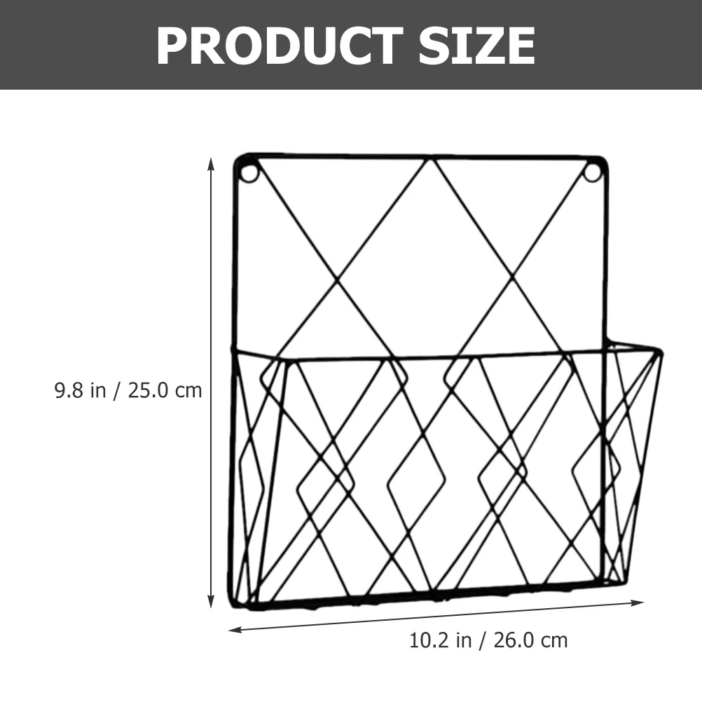 2 Pcs Letter File Folders Wall Magazine Rack Metal Manager Holder Mail Organizer Mount Hanging Iron Mesh Design Office
2 Pcs Letter File Folders Wall Magazine Rack Metal Manager Holder Mail Organizer Mount Hanging Iron Mesh Design Office