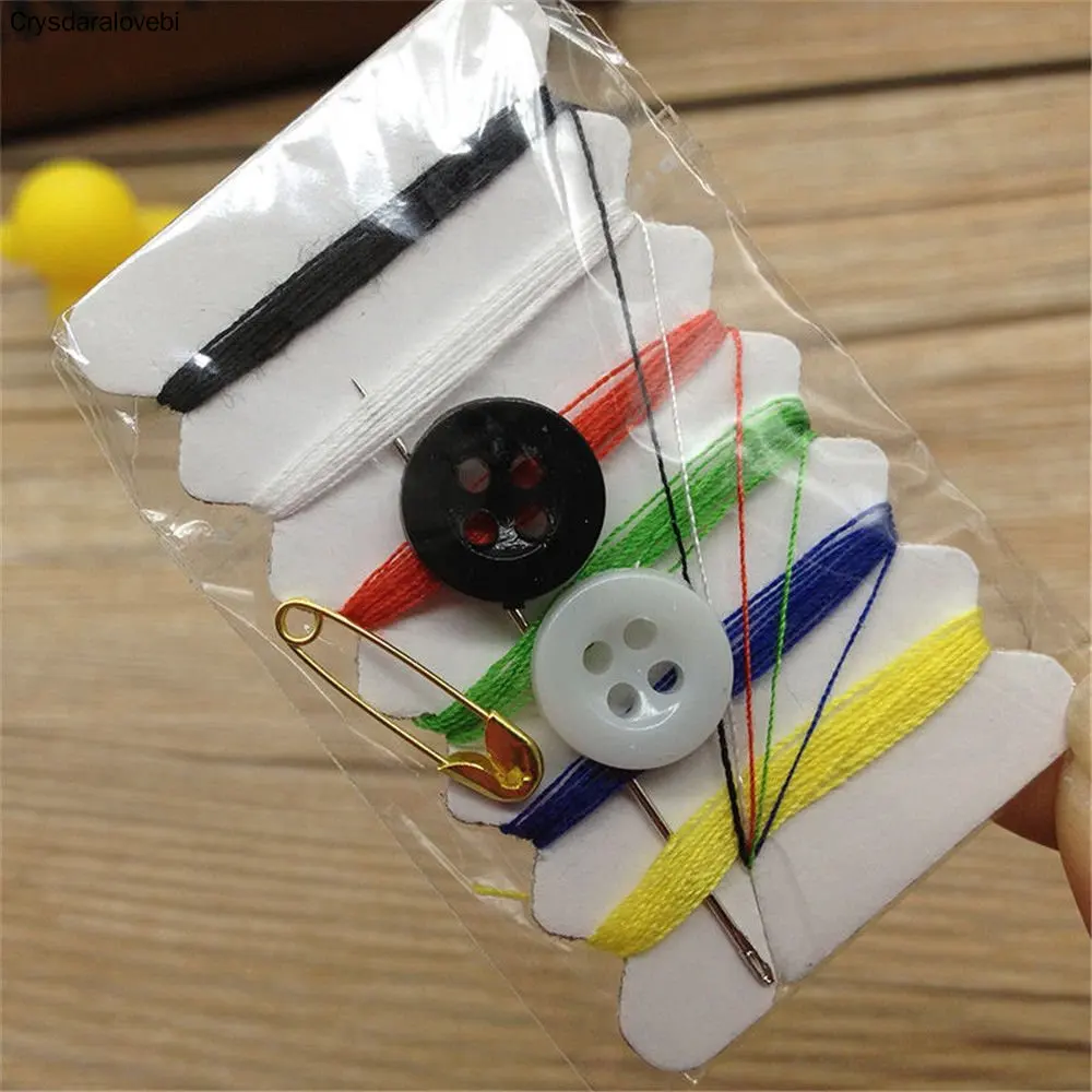 100 Sets Mini Portable Sewing Kit Needle Thread Button Pin Travel Household Tools Hand Sewing Bag for Travel Hotel Supplies
100 Sets Mini Portable Sewing Kit Needle Thread Button Pin Travel Household Tools Hand Sewing Bag for Travel Hotel Supplies