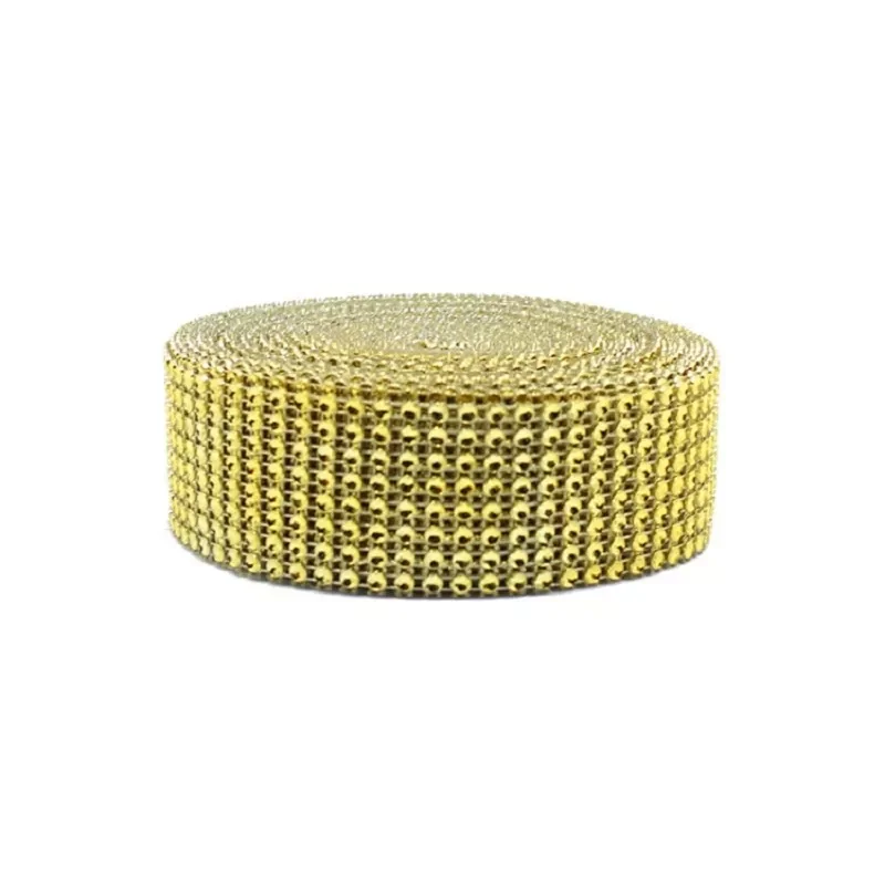 4CM Gold Silver DIY Diamond Mesh Rhinestone Wraps Ribbon Crystal Roll Trim Sparkle Mesh Wrap for Wedding Flower Decoration
4CM Gold Silver DIY Diamond Mesh Rhinestone Wraps Ribbon Crystal Roll Trim Sparkle Mesh Wrap for Wedding Flower Decoration