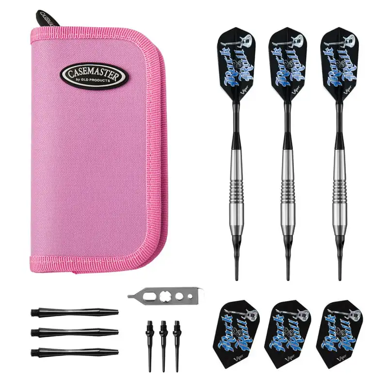 

Rock & Roll Soft Tip Darts 18 Grams and Pink Nylon Case Pop darts Broadhead Blowgun Darth maul Recurve bow Archery accessorie