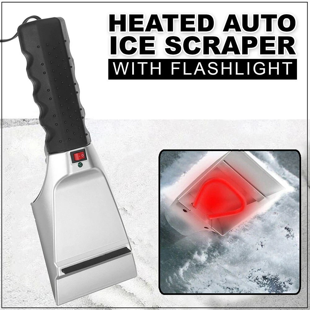 26.5*9cm Electric Ice Scraper 12V Plastic + Metal Components Silver+black 12V High Quality Parts Car Snow Removal
26.5*9cm Electric Ice Scraper 12V Plastic + Metal Components Silver+black 12V High Quality Parts Car Snow Removal