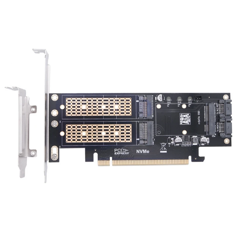 PCIE X16 To M.2 M Key NVME SSD Adapter Card PCIE X16 To M.2 B Key SATA SSD Adapter Card MSATA SSD Adapter Card
PCIE X16 To M.2 M Key NVME SSD Adapter Card PCIE X16 To M.2 B Key SATA SSD Adapter Card MSATA SSD Adapter Card