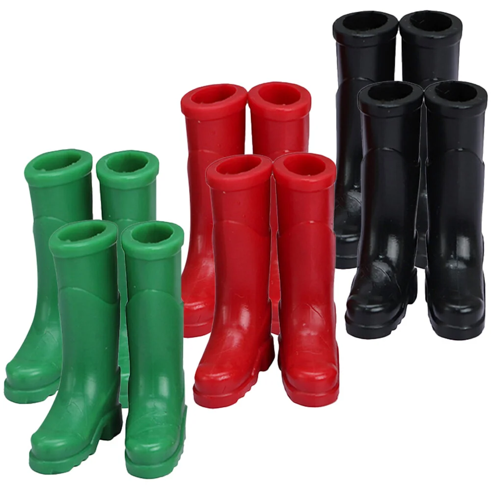 6 Pairs Pretend Girl Dolls Mini Shoes House Model Rain Boot Miniature Plastic Tiny Decor
6 Pairs Pretend Girl Dolls Mini Shoes House Model Rain Boot Miniature Plastic Tiny Decor