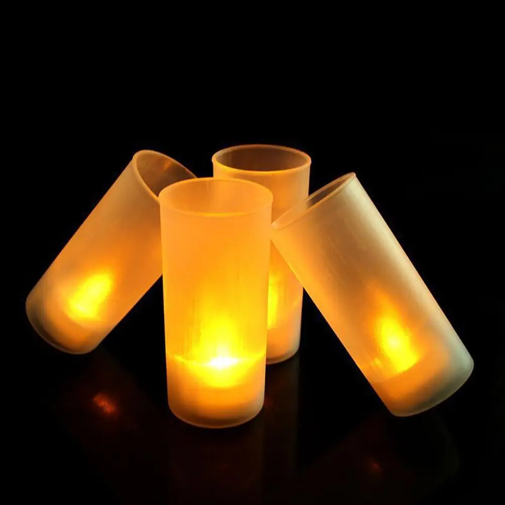 Led Rechargeable Flameless Electronic Candle Lights With Plastic Cup For Valentine Day Weddings Decor
Led Rechargeable Flameless Electronic Candle Lights With Plastic Cup For Valentine Day Weddings Decor