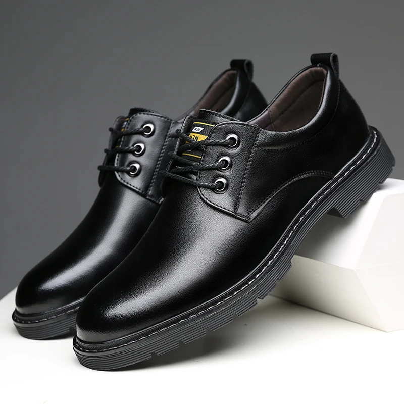 Men's Shoes Casual Leather Shoes Men Oxfords Fashion Brand Tooling Man Business Comfortable Design Lace up Black Dress Footwear
Men's Shoes Casual Leather Shoes Men Oxfords Fashion Brand Tooling Man Business Comfortable Design Lace up Black Dress Footwear