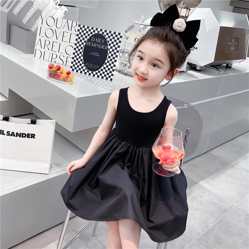 2023 Girls Summer Dresses Black Bow Back Hollow Casual Childrens Toddler Clothing for 2-10 Years
2023 Girls Summer Dresses Black Bow Back Hollow Casual Childrens Toddler Clothing for 2-10 Years