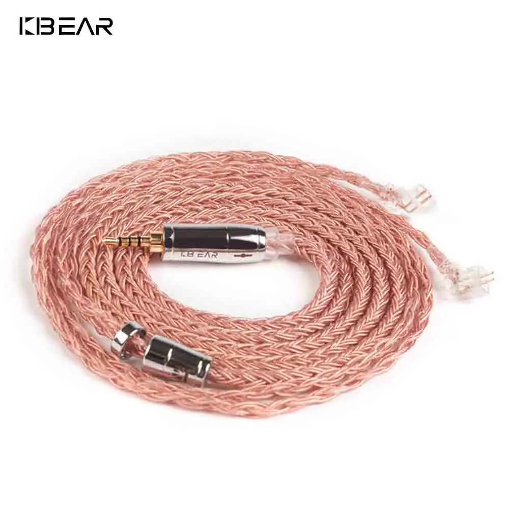 Кабель для наушников KBEAR, 16-жильный провод OFC, кабель QDC/TFZ/2Pin/MMCX Line 2,5/3,5/4,4 мм для BLON Moondrop KZ TRN TANGZU Kinera BQEYZ SeeAudio
Кабель для наушников KBEAR, 16-жильный провод OFC, кабель QDC/TFZ/2Pin/MMCX Line 2,5/3,5/4,4 мм для BLON Moondrop KZ TRN TANGZU Kinera BQEYZ SeeAudio