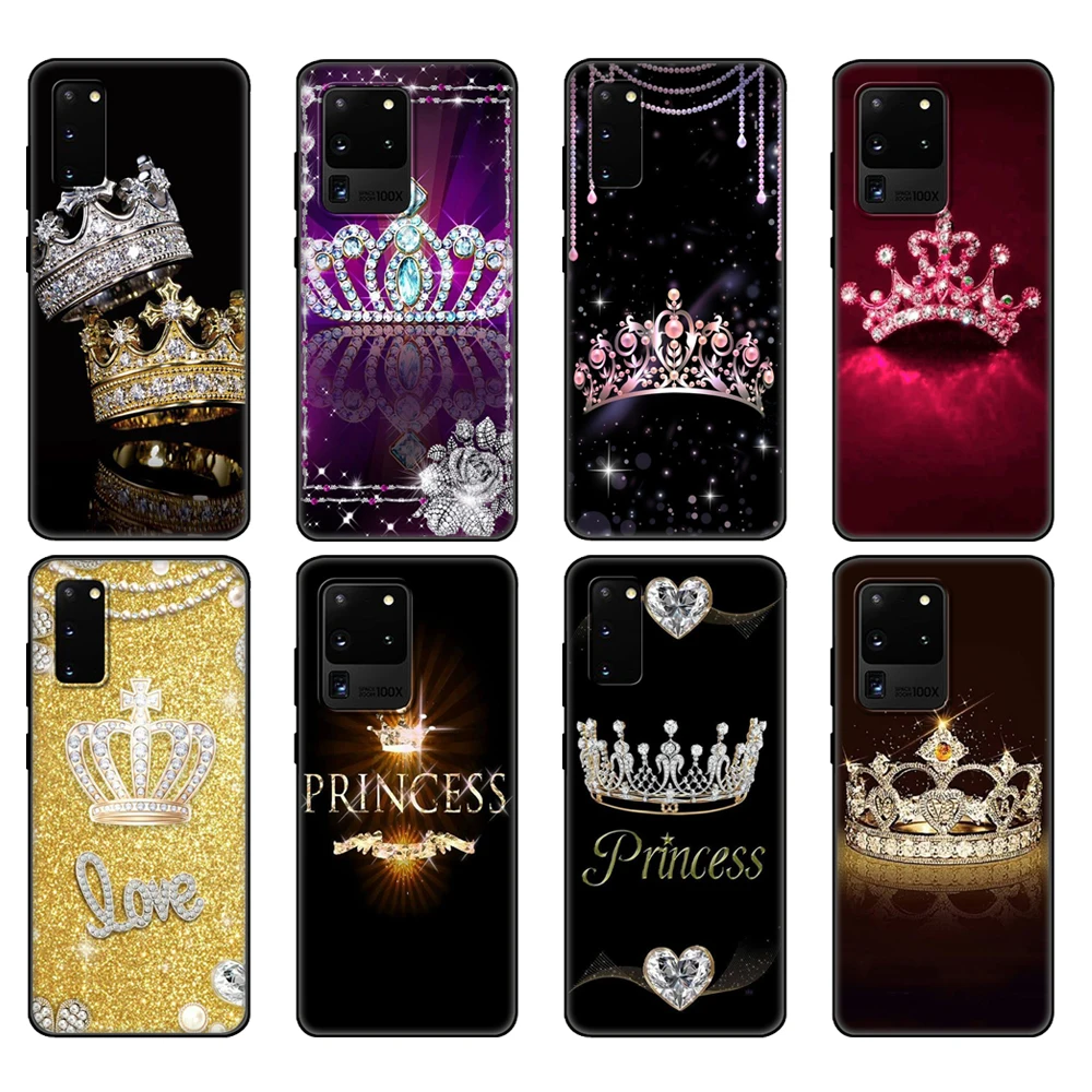 Black tpu Case For Samsung galaxy S20 /S20 PLUS/S20 ultra/S20+ /S20FE back cover Diamond Crown Printing
Black tpu Case For Samsung galaxy S20 /S20 PLUS/S20 ultra/S20+ /S20FE back cover Diamond Crown Printing