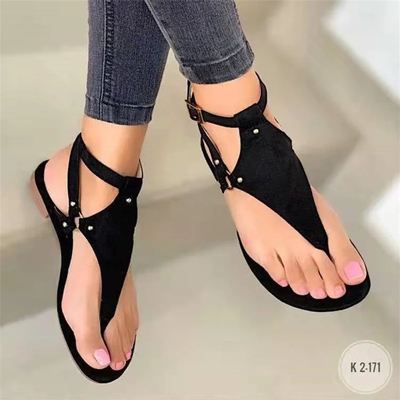 High Quality Summer Women Flat Roma Shoes Leather Flip Flop Women Beach Sandals Comfortable Soft Non-Slip Breathable Sandals
High Quality Summer Women Flat Roma Shoes Leather Flip Flop Women Beach Sandals Comfortable Soft Non-Slip Breathable Sandals