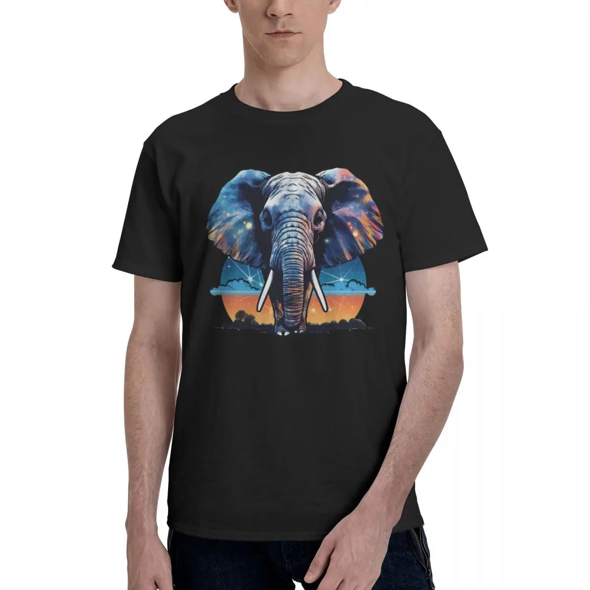 Elephant Harajuku T-Shirts For Men Sky Detail Design Streetwear Custom T-Shirt Summer Tops Beach 100 Cotton Tees
Elephant Harajuku T-Shirts For Men Sky Detail Design Streetwear Custom T-Shirt Summer Tops Beach 100 Cotton Tees