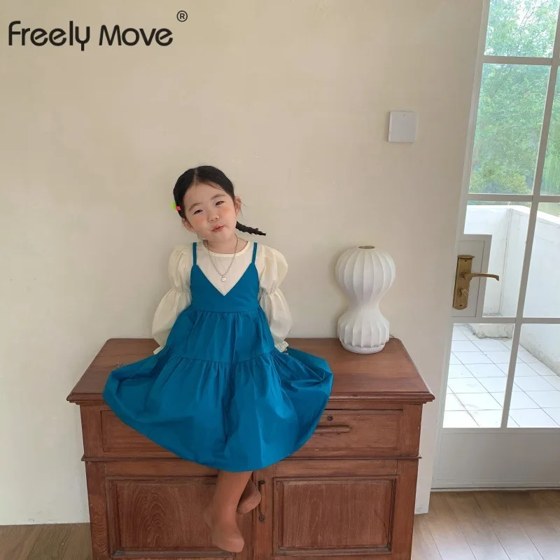 Freely Move Baby Girl Dress Autumn Children Clothes 2pcs Sets Korean Kids Vest Princess Dress Bow Girls Casual Loose Dress Suit
Freely Move Baby Girl Dress Autumn Children Clothes 2pcs Sets Korean Kids Vest Princess Dress Bow Girls Casual Loose Dress Suit
