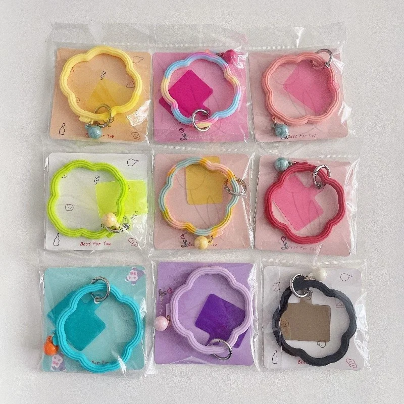 New Silicone Lanyard Mobile Phone Creative Flower Wave Silicone Bracelet Keychain Anti-fall Phone Shell Lanyard Unisex
New Silicone Lanyard Mobile Phone Creative Flower Wave Silicone Bracelet Keychain Anti-fall Phone Shell Lanyard Unisex