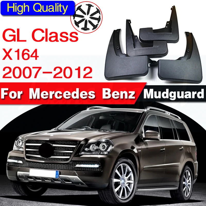 Set Molded Mud Flap Flaps For Benz GL Class X164 GL450 GL350 2007-2012 Mudflaps Splash Guards 2011 2010 2009 2008 Accessories 
Set Molded Mud Flap Flaps For Benz GL Class X164 GL450 GL350 2007-2012 Mudflaps Splash Guards 2011 2010 2009 2008 Accessories