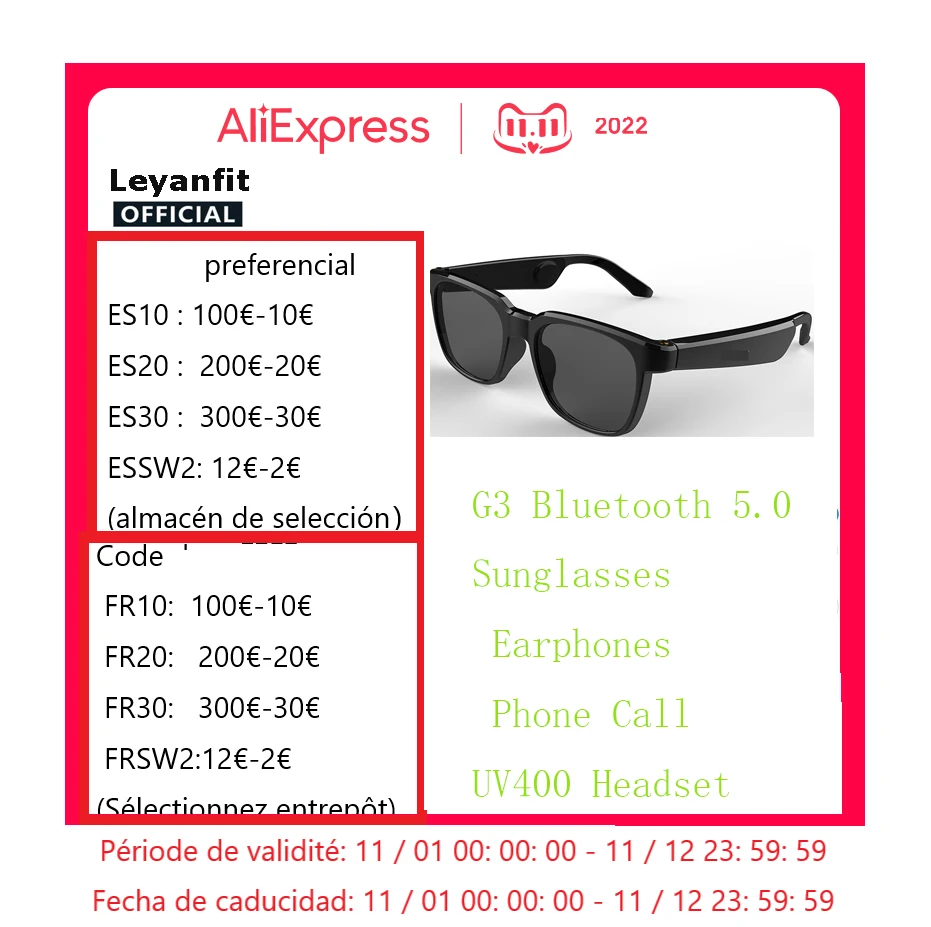 Bluetooth 5.0 Sunglasses Earphones Phone Call UV400 Headset Siri Voice Control Bone Conduction Speaker Wireless Smart Music Play
Bluetooth 5.0 Sunglasses Earphones Phone Call UV400 Headset Siri Voice Control Bone Conduction Speaker Wireless Smart Music Play