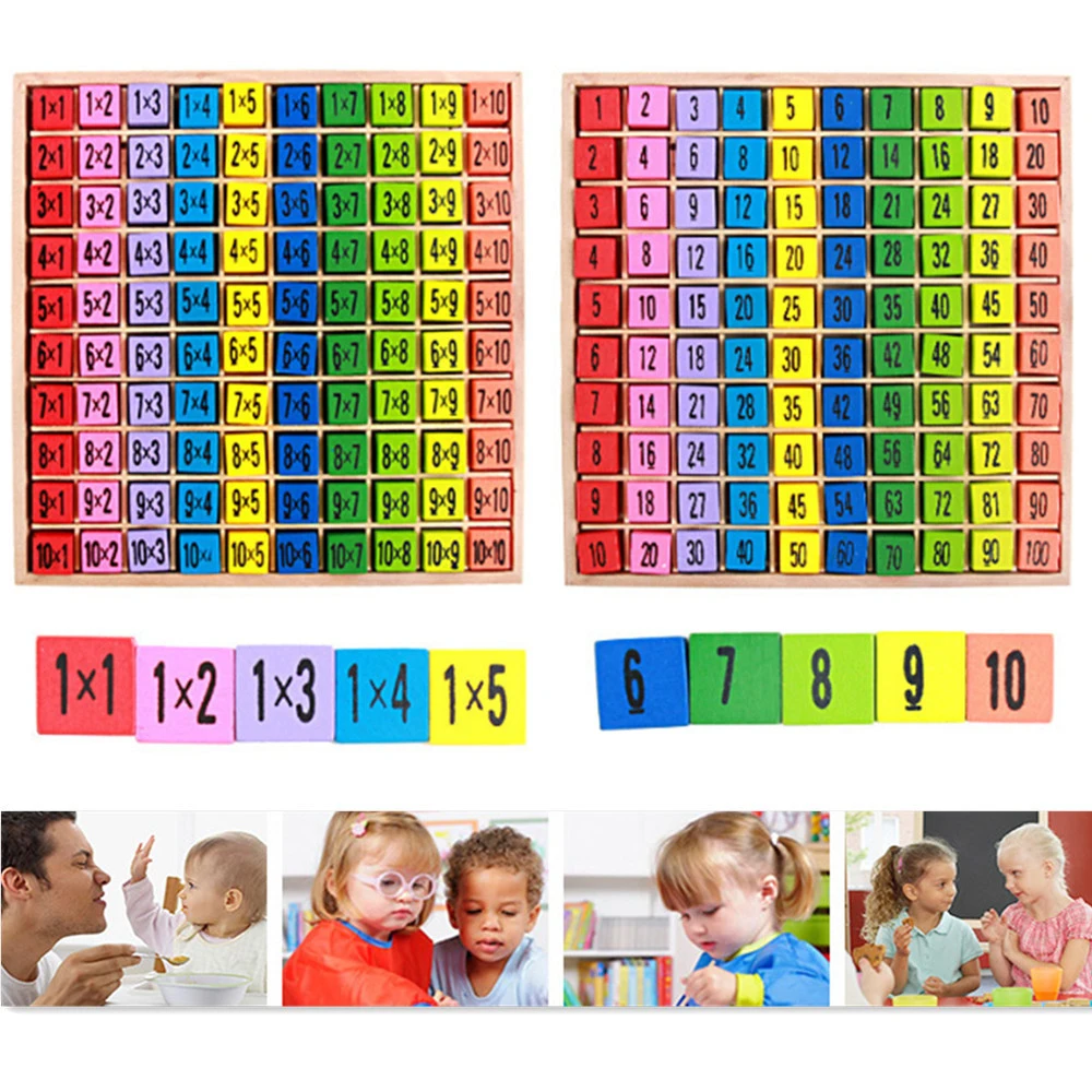 Montessori Wooden Toy 99 Multiplication Math Toys Arithmetic Teaching Aids Educational Learning Toys for Kids Children Math Game
Montessori Wooden Toy 99 Multiplication Math Toys Arithmetic Teaching Aids Educational Learning Toys for Kids Children Math Game