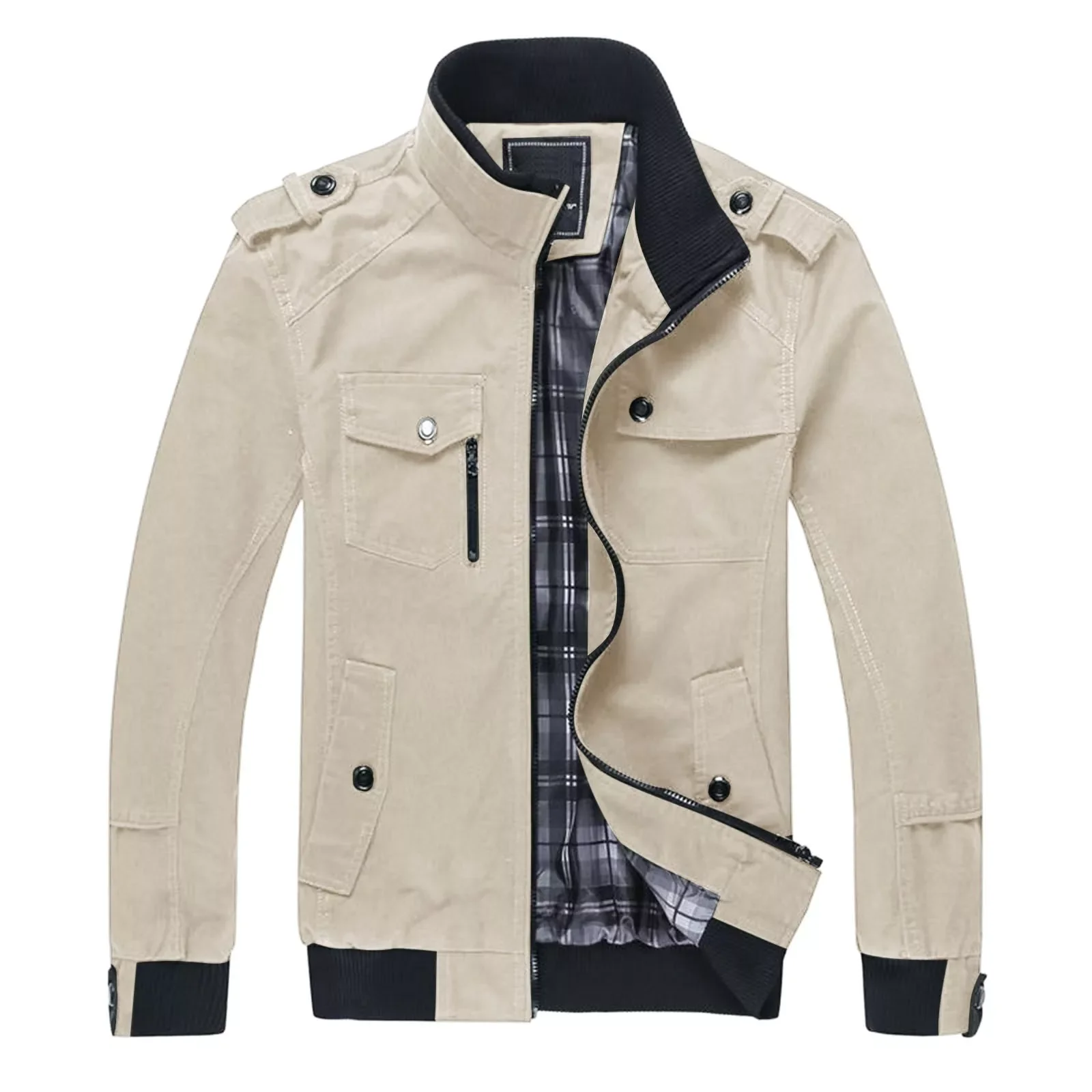 NEW IN Light Jacket for Men Mens Fashion Simple Camouflage Pocket Cardigan Zipper Sweater Jacket Jacket Travel
NEW IN Light Jacket for Men Mens Fashion Simple Camouflage Pocket Cardigan Zipper Sweater Jacket Jacket Travel