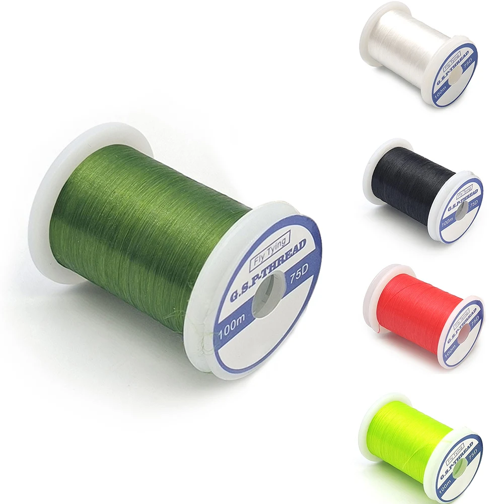 1pc Roll Fly Tying Thread 100M High Strength 75D Fly Hook Fly Tying Material Durable Fishing Accessories
1pc Roll Fly Tying Thread 100M High Strength 75D Fly Hook Fly Tying Material Durable Fishing Accessories