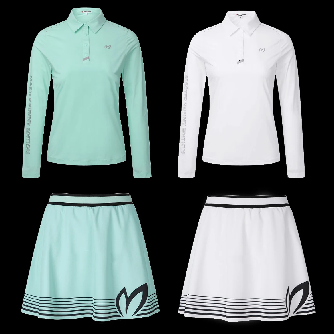 Women's Golf Apparel Set Summer Long Sleeve T-shirt and 23 Umbrella Casual Pleated Skirt Set
Women's Golf Apparel Set Summer Long Sleeve T-shirt and 23 Umbrella Casual Pleated Skirt Set