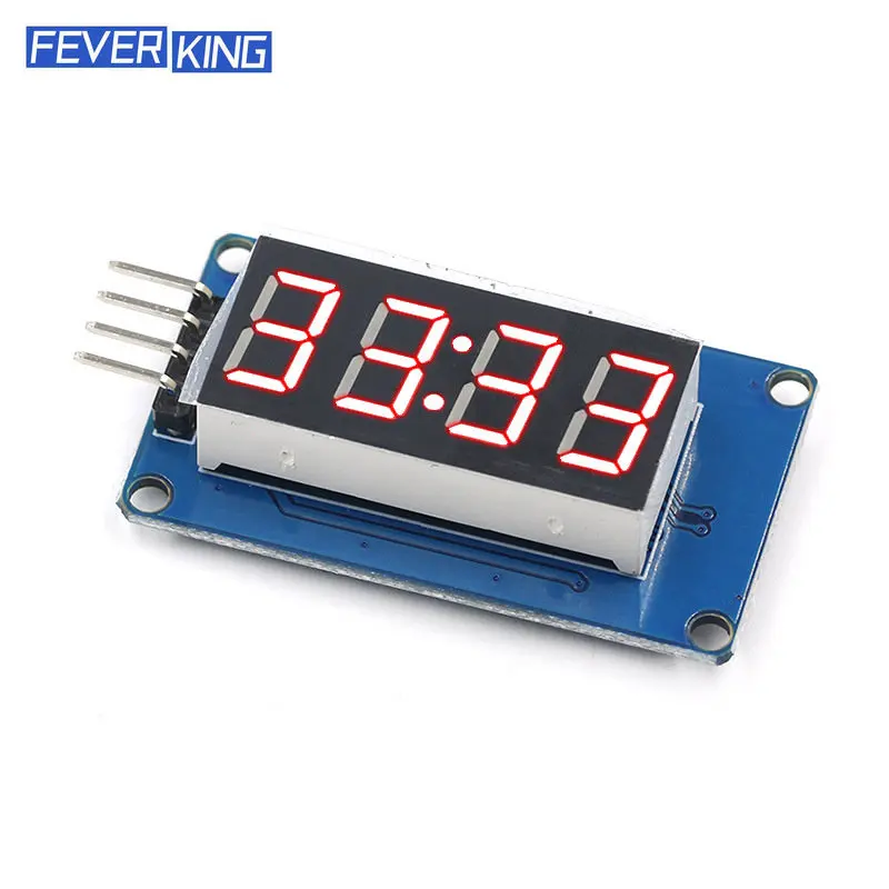 TM1637 LED Display Module For Arduino 7 Segment 4 Bits 0.36 Inch Clock RED Anode Digital Tube Four Serial Driver Board Pack
TM1637 LED Display Module For Arduino 7 Segment 4 Bits 0.36 Inch Clock RED Anode Digital Tube Four Serial Driver Board Pack