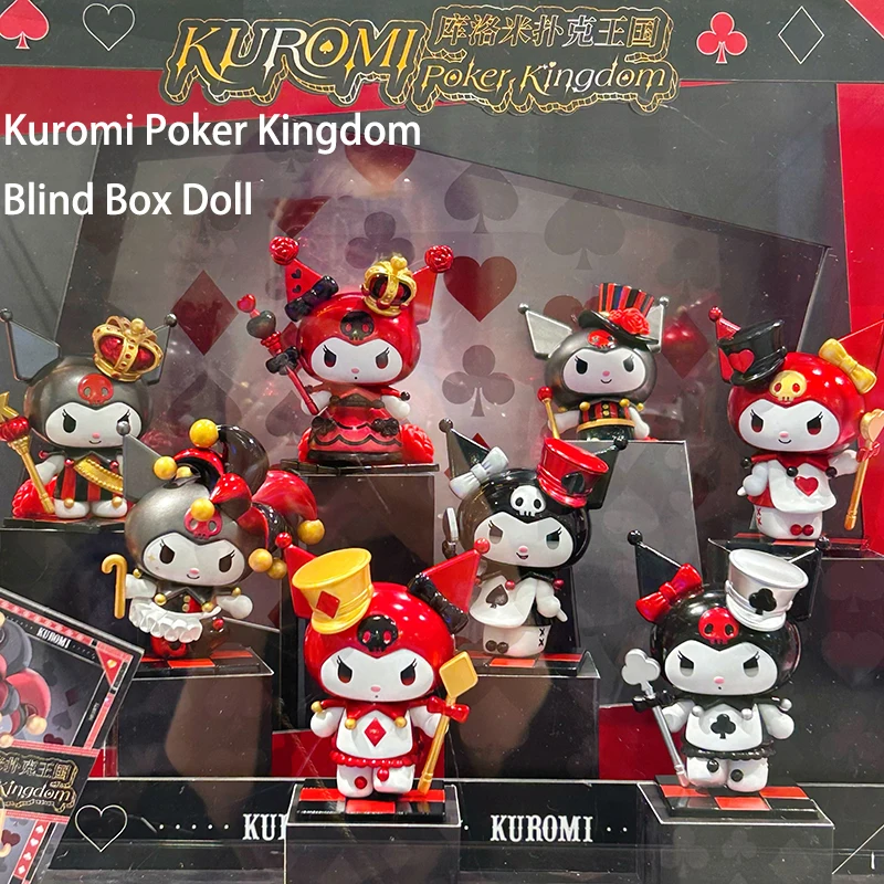 Kawaii оригинальный мультфильм Sanrio Kuromi покер Королевство серии куклы коробка украшение Милая красота спальня настольное украшение игрушка
Kawaii оригинальный мультфильм Sanrio Kuromi покер Королевство серии куклы коробка украшение Милая красота спальня настольное украшение игрушка