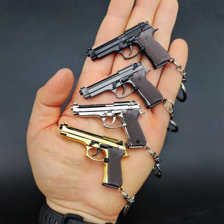 Брелок Beretta 92F, металлическая модель игрушечного пистолета 1:3 высокого качества, миниатюрный сплав Glock 1911, коллекционная игрушка, подарок, подвеска
Брелок Beretta 92F, металлическая модель игрушечного пистолета 1:3 высокого качества, миниатюрный сплав Glock 1911, коллекционная игрушка, подарок, подвеска