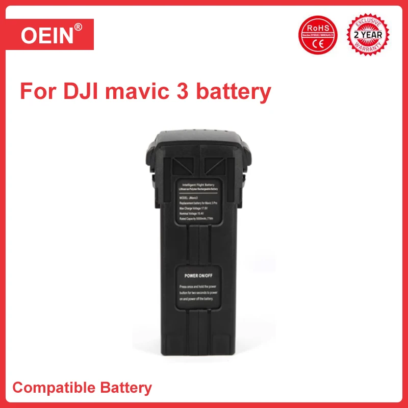 New original battery for mavic 3 intelligent flight battery 5000 mAh flight time 46 minutes drone accessories 
New original battery for mavic 3 intelligent flight battery 5000 mAh flight time 46 minutes drone accessories