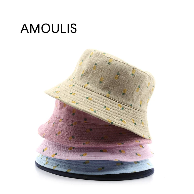 AMOULIS Bucket Hats for Women and Men Cotton Print Sun Hat Summer Casual Sun Protection Fishermans Hat Beacah Caps Gorras Unisex
AMOULIS Bucket Hats for Women and Men Cotton Print Sun Hat Summer Casual Sun Protection Fishermans Hat Beacah Caps Gorras Unisex