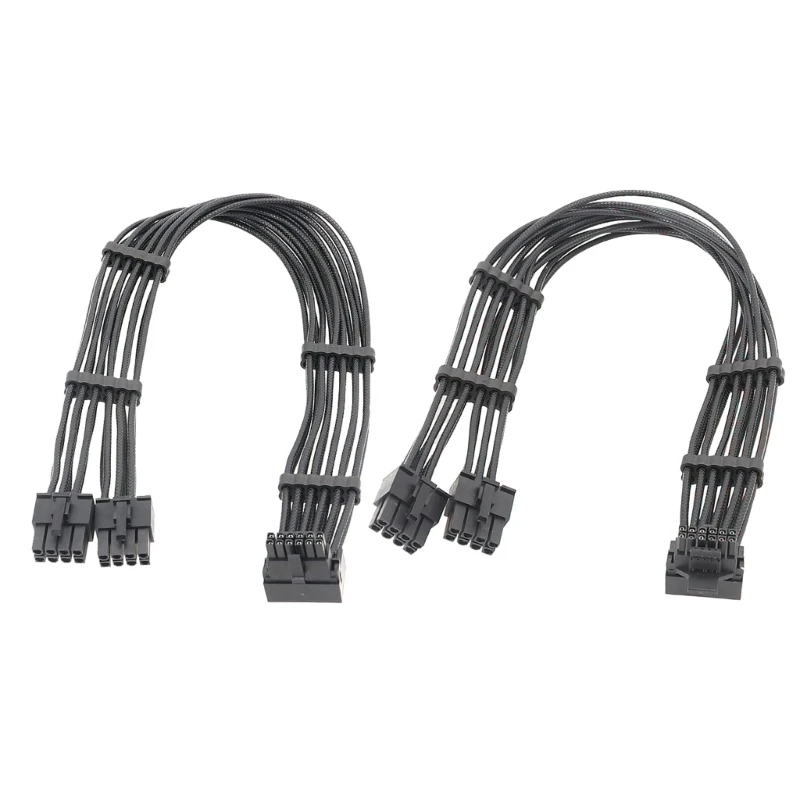 2x8P PCIE5.0 Male to 16Pin GPU Power Adapter Connector 12VHPWR 16pin to 8pinx2 Dropship
2x8P PCIE5.0 Male to 16Pin GPU Power Adapter Connector 12VHPWR 16pin to 8pinx2 Dropship
