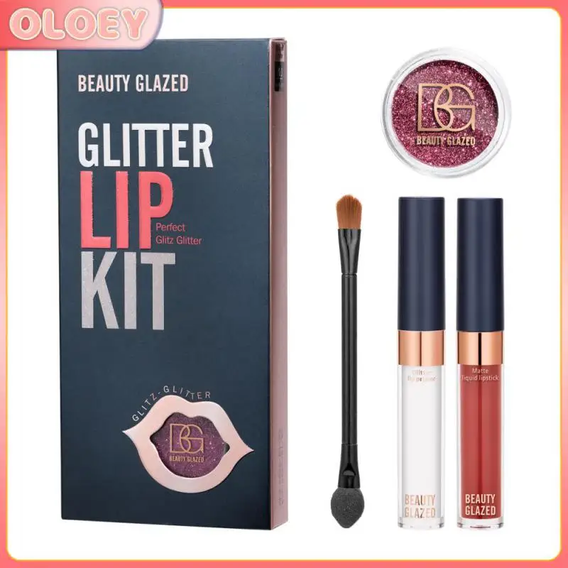 Glitter Lipgloss Set Glitter Power 4pcs Set Diy Diamond Shiny Lips Velvet Matte Lipstick Shimmer Sequins Lip Brush Lip Primer
Glitter Lipgloss Set Glitter Power 4pcs Set Diy Diamond Shiny Lips Velvet Matte Lipstick Shimmer Sequins Lip Brush Lip Primer