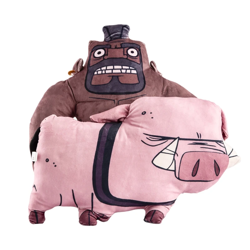 

Supercell Clash of Clans Game Peripheral Figure Model Lovely Soft Hog Rider Plush Doll Ragdoll Pillow Cushion Children Gift Toy