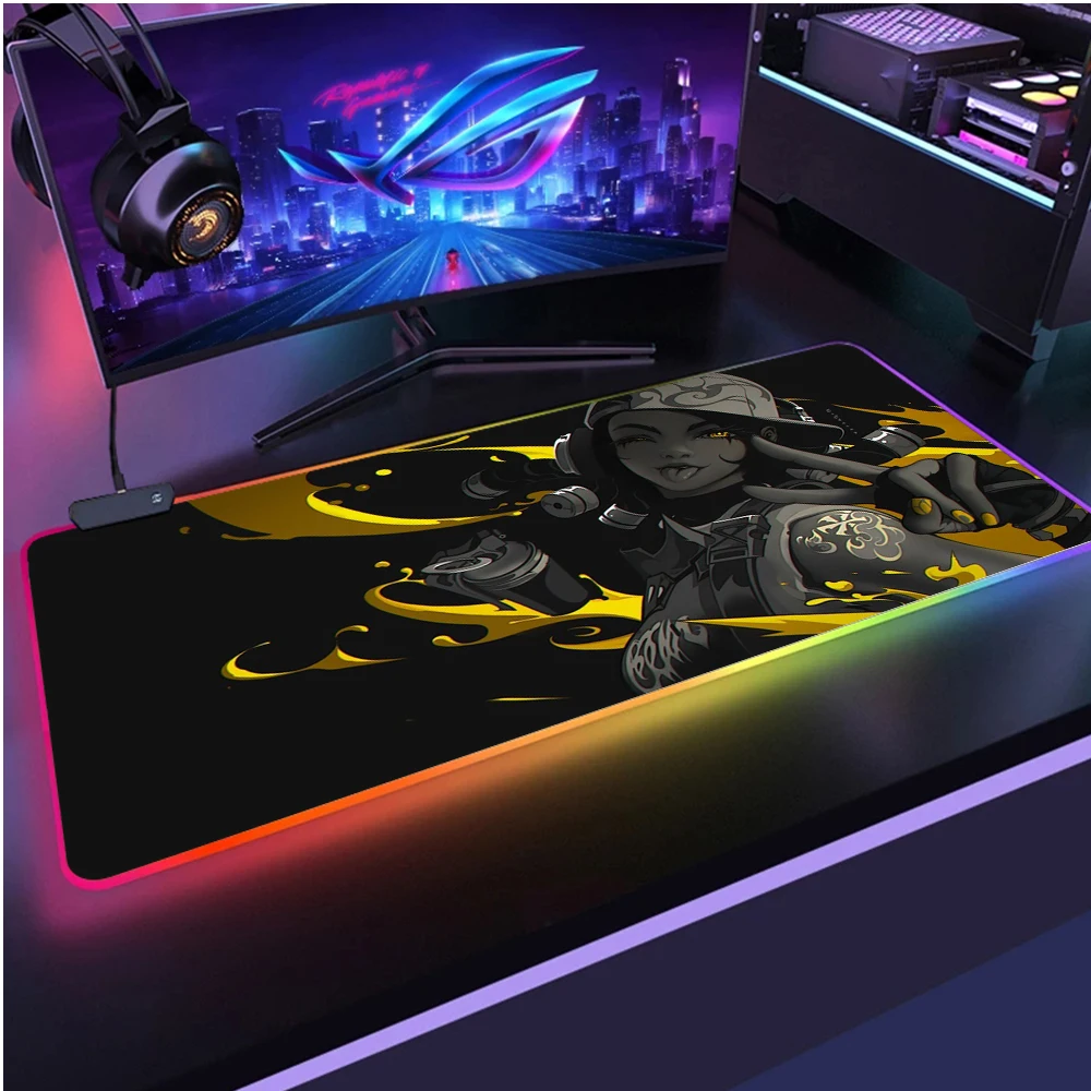 Коврик для мыши Valorant rgb,, резиновый нескользящий, для игровой мыши, размер XXL 90x30
Коврик для мыши Valorant rgb,, резиновый нескользящий, для игровой мыши, размер XXL 90x30