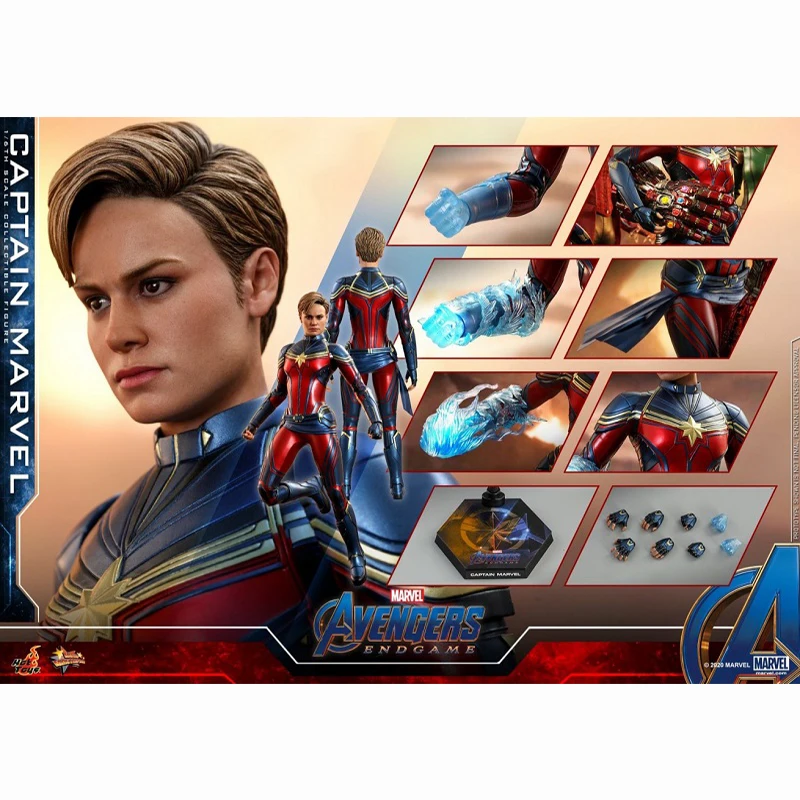 In Stock Original Hot Toys Marvel Avg4 Captain Marvel 2.0 Avengers: Endgame 1/6 Anime Action Figures Collection Model Toys
In Stock Original Hot Toys Marvel Avg4 Captain Marvel 2.0 Avengers: Endgame 1/6 Anime Action Figures Collection Model Toys