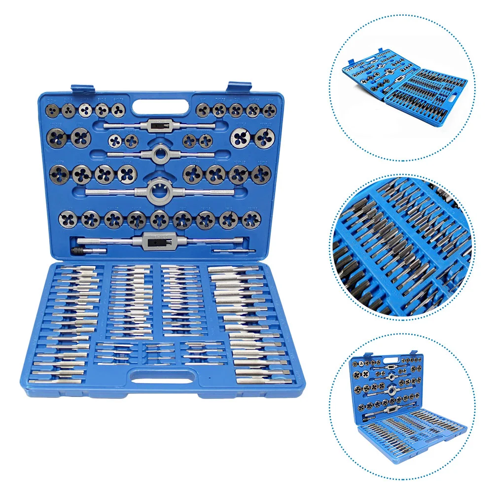 1 Set/110PCS Multi-purpose Tap and Die Kit Metric Die and Tap Set with Suitcase
1 Set/110PCS Multi-purpose Tap and Die Kit Metric Die and Tap Set with Suitcase