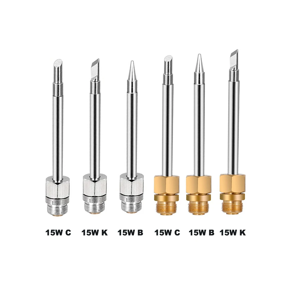 6pcs 15W 51mm 510 Interface Soldering Iron Tip Mini Portable USB Soldering Iron Tip Welding Tips Rework Accessories Tool Parts
6pcs 15W 51mm 510 Interface Soldering Iron Tip Mini Portable USB Soldering Iron Tip Welding Tips Rework Accessories Tool Parts