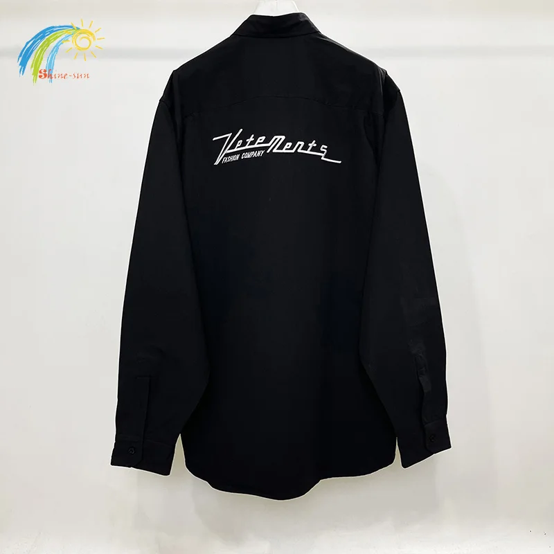 Button Black Classic Embroidered Vetements Shirts 23FW Company Men Women Long Sleeve VTM Shirt Top Logo With Tags
Button Black Classic Embroidered Vetements Shirts 23FW Company Men Women Long Sleeve VTM Shirt Top Logo With Tags