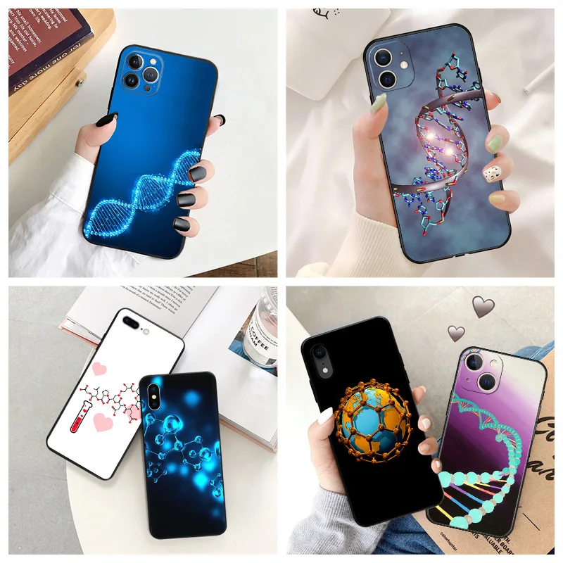 Black Matte Anti-Drop Phone Case For iPhone 14 12 13 Pro Max 11 Mini 7 8 6 6s Plus XS X XR SE Luxury Science DNA Chemistry Cover
Black Matte Anti-Drop Phone Case For iPhone 14 12 13 Pro Max 11 Mini 7 8 6 6s Plus XS X XR SE Luxury Science DNA Chemistry Cover